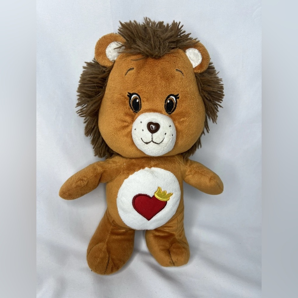 Care Bears Cousins Brave Heart Lion Stuffed Animal Plush 2016 Preowned 14”